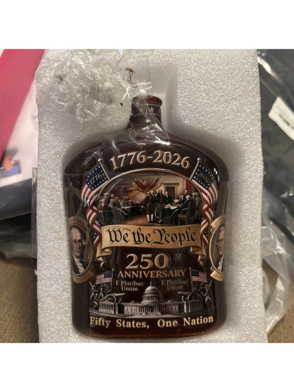 Whiskey Bottle America US 250 Anniversary We The People 2026 Bottle Liberty Bell